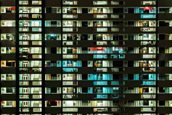 Urban tower in Singapore